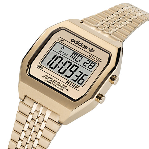 AOST22074 Digital Two Gold 1-Year Warranty Stylish Design Water-Resistant Lightweight