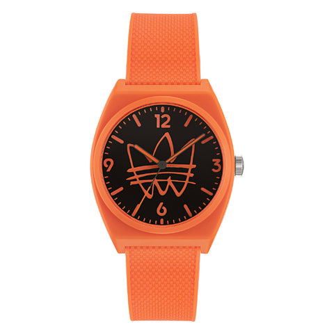 AOST22562 PROJECT TWO Orange Watch 1-Year Warranty Stylish Design Durable Build Water Resistant
