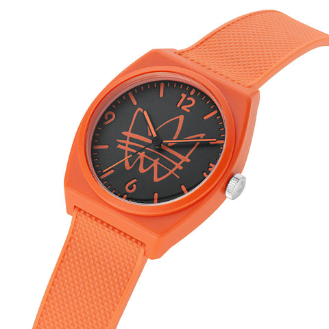 AOST22562 PROJECT TWO Orange Watch 1-Year Warranty Stylish Design Durable Build Water Resistant