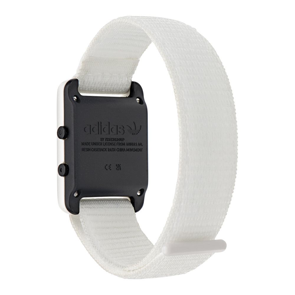 ADIDAS AOST23064 Watch - Retro Pop Digital Watch 1-Year Warranty Stylish White Color Lightweight Design (Image 3)