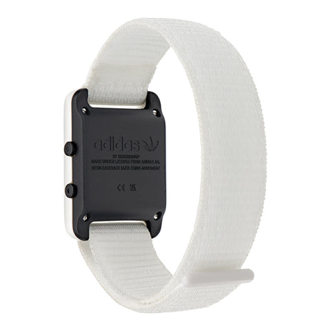 ADIDAS AOST23064 Watch - Retro Pop Digital Watch 1-Year Warranty Stylish White Color Lightweight Design (Image 3)