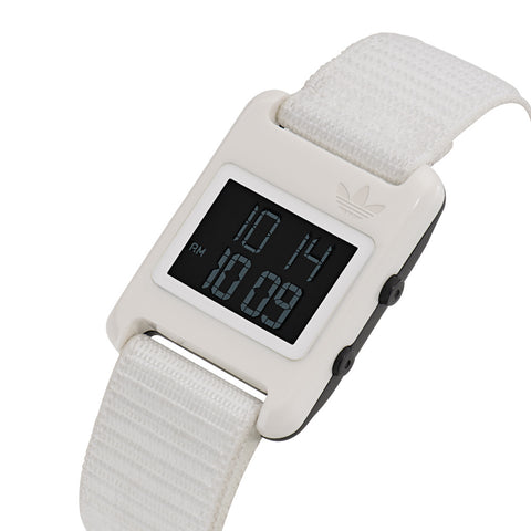 ADIDAS AOST23064 Watch - Retro Pop Digital Watch 1-Year Warranty Stylish White Color Lightweight Design (Image 4)