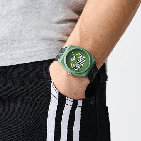 AOST25036 Project Two Green Watch 1-Year Warranty Stylish Design Japanese Movement Water Resistant