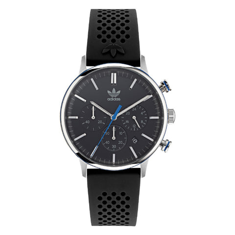 AOSY22016 CODE ONE CHRONO 1-Year Warranty Black Stylish Design Chronograph Water Resistant