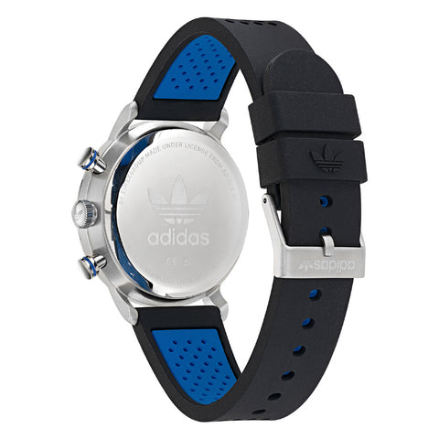AOSY22016 CODE ONE CHRONO 1-Year Warranty Black Stylish Design Chronograph Water Resistant