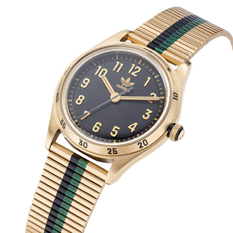ADIDAS AOSY22526 Gold Stainless Steel 1-Year Warranty Water Resistant Stylish Design