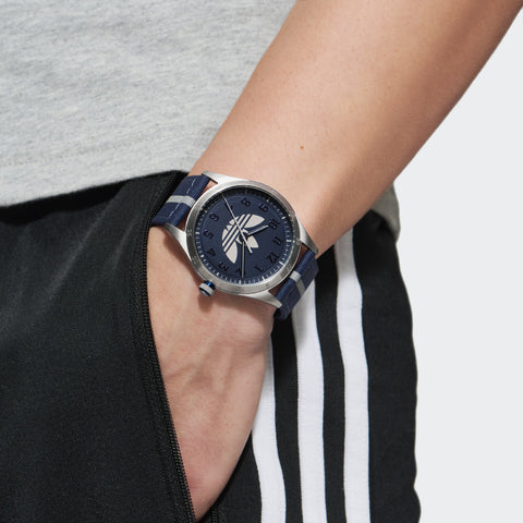 AOSY23041 CODE FOUR 1 Year Warranty Navy Stylish Design Water Resistant Durable Build