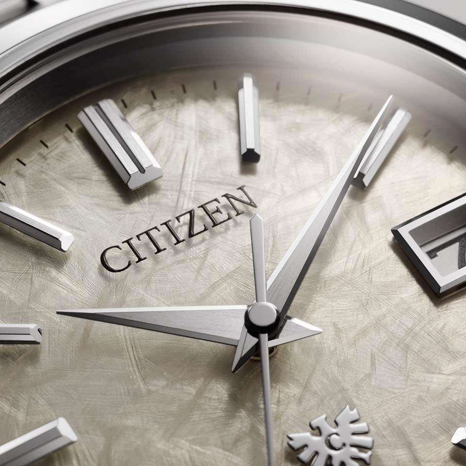 The Citizen analog AQ4100-57C Eco-Drive Super Titanium limited