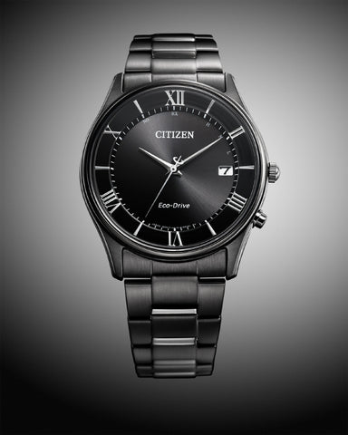 "Citizen Men's Watch - Citizen Collection Solar Powered Eco-Drive Radio Watch Pair Model AS1064-53E"