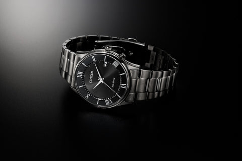 "Citizen Men's Watch - Citizen Collection Solar Powered Eco-Drive Radio Watch Pair Model AS1064-53E"