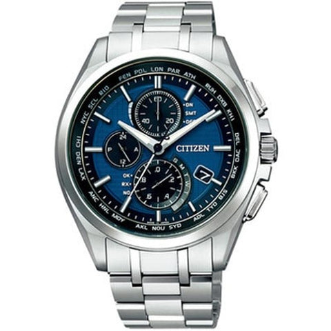 Citizen Men's ATTESA Eco-Drive Radio-Controlled Watch with Direct Flight Needle Display, Ultra-Thin Model AT8040-57L