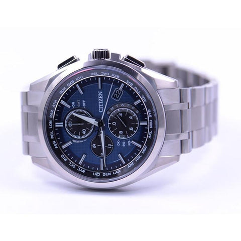 Citizen Men's ATTESA Eco-Drive Radio-Controlled Watch with Direct Flight Needle Display, Ultra-Thin Model AT8040-57L