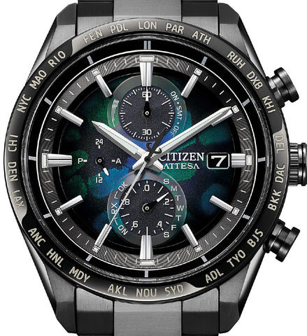 Citizen AT8286-65E Attesa super titanium solar radio limited edition watch