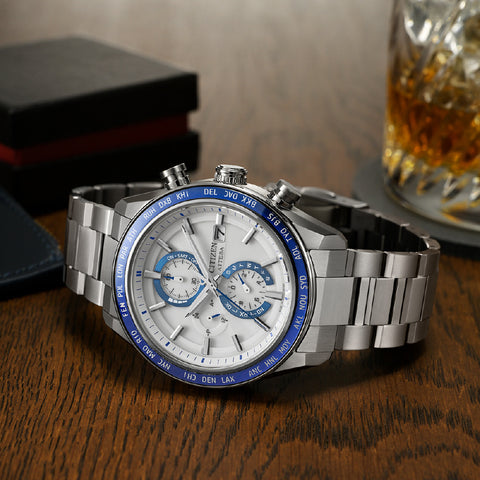 CITIZEN AT8296-53A Eco-Drive Technology Radio-Controlled Timekeeping Direct Flight ACT Line Stylish Design