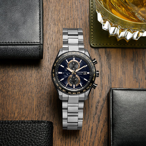 CITIZEN AT8297-51L Eco-Drive Technology Radio-Controlled Timekeeping Sapphire Crystal Water Resistant 200m
