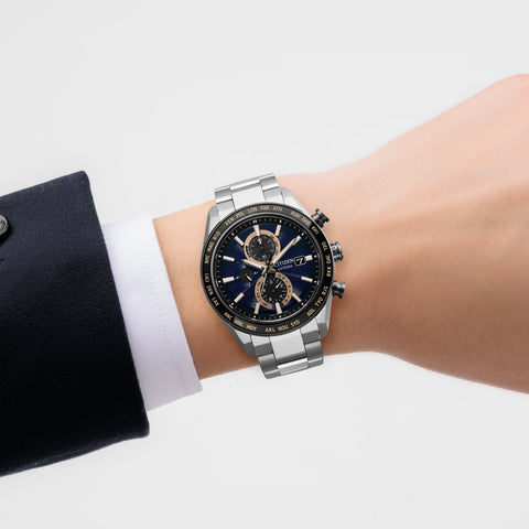 CITIZEN AT8297-51L Eco-Drive Technology Radio-Controlled Timekeeping Sapphire Crystal Water Resistant 200m