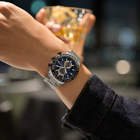 CITIZEN AT8297-51L Eco-Drive Technology Radio-Controlled Timekeeping Sapphire Crystal Water Resistant 200m