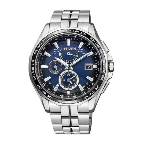 CITIZEN ATTESA AT9090-53L Eco-drive Radio Solar Men's Watch From Japan