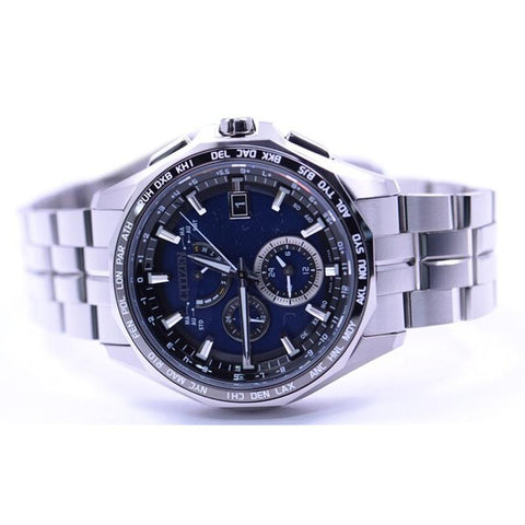 CITIZEN ATTESA AT9090-53L Eco-drive Radio Solar Men's Watch From Japan