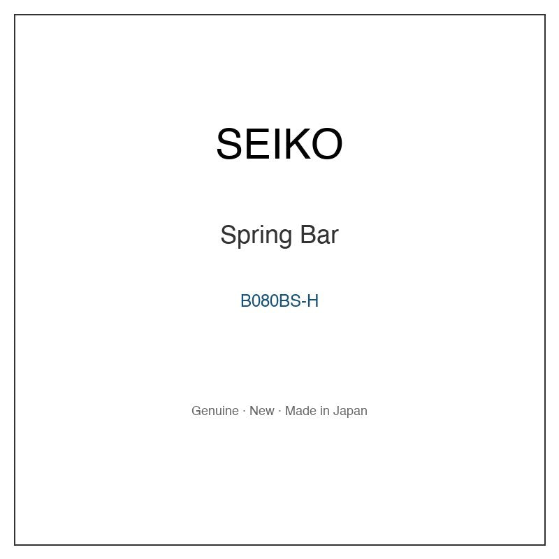SEIKO B080BS-H Watch Parts