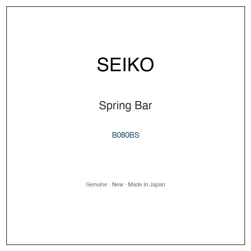 SEIKO B080BS Watch Parts