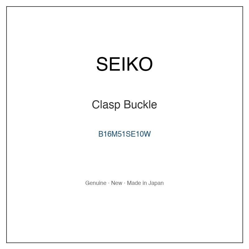SEIKO B16M51SE10W Watch Parts