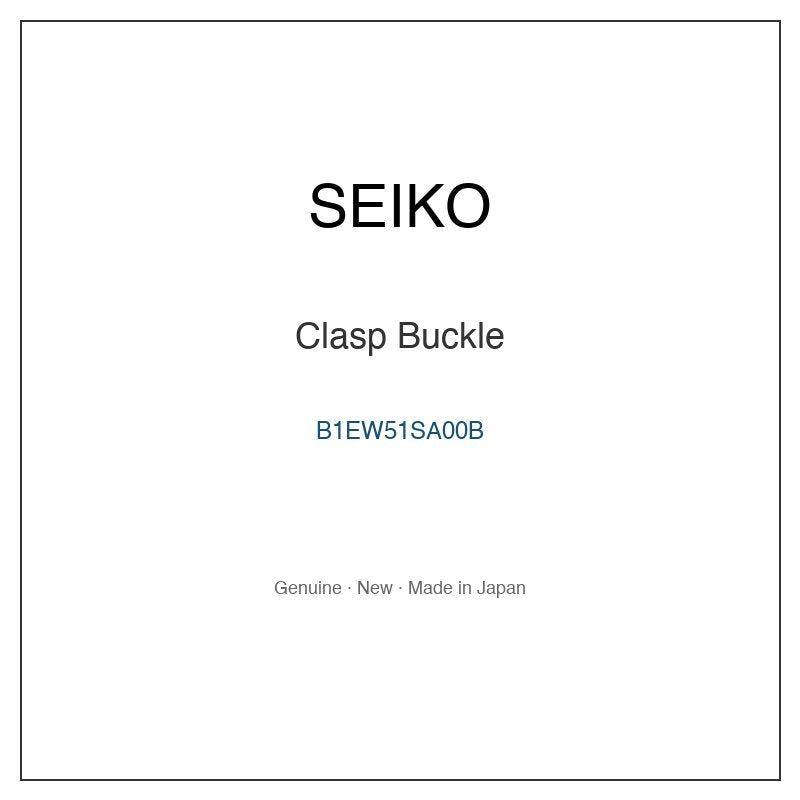 SEIKO B1EW51SA00B Watch Parts