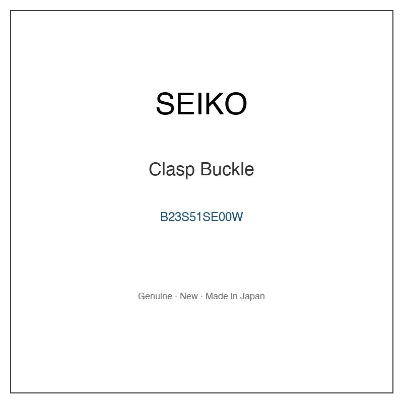 SEIKO B23S51SE00W Watch Parts