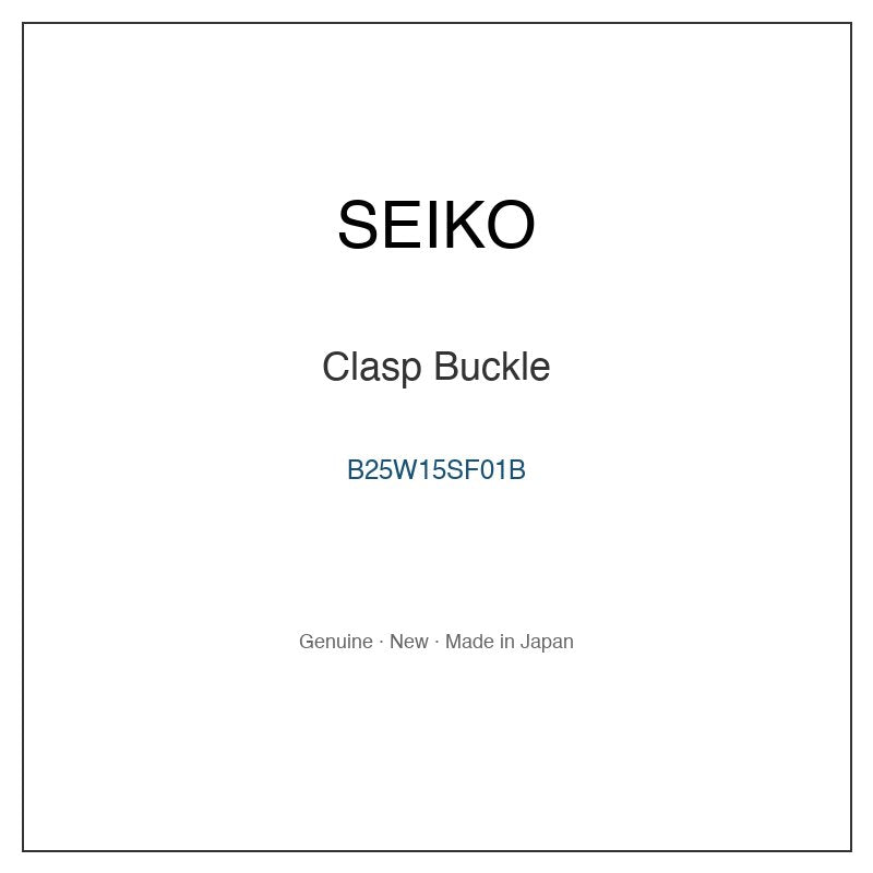 SEIKO B25W15SF01B Watch Parts