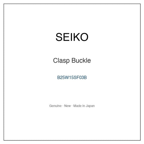 SEIKO B25W15SF03B Watch Parts