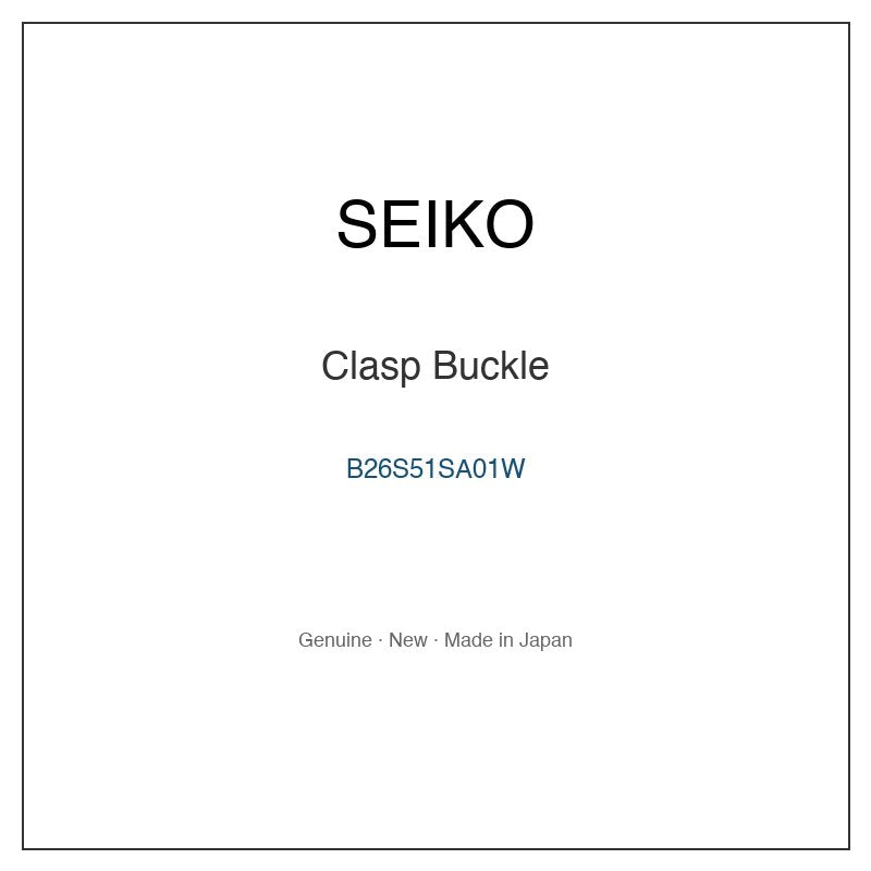 SEIKO B26S51SA01W Watch Parts