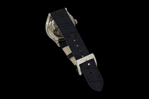 BA3001S-03NV V Baroque Mechanical Watch Elegant Navy Design Automatic Movement Water Resistant 42mm Case