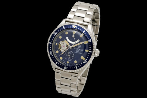 BA3006S-03M M Baroque Mechanical Watch Navy Blue Automatic Water Resistant Elegant Design