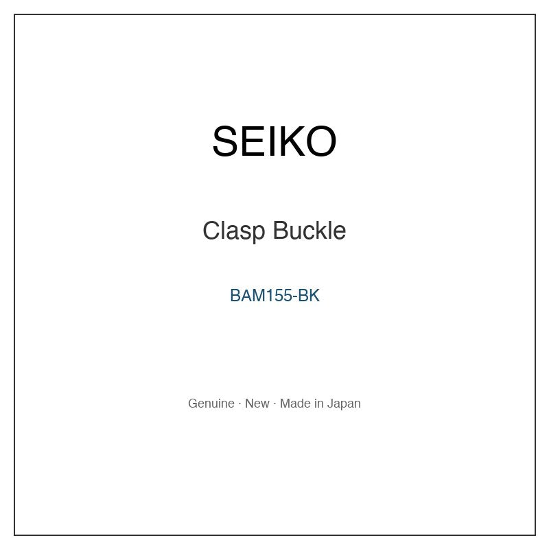 SEIKO BAM155-BK Watch Parts