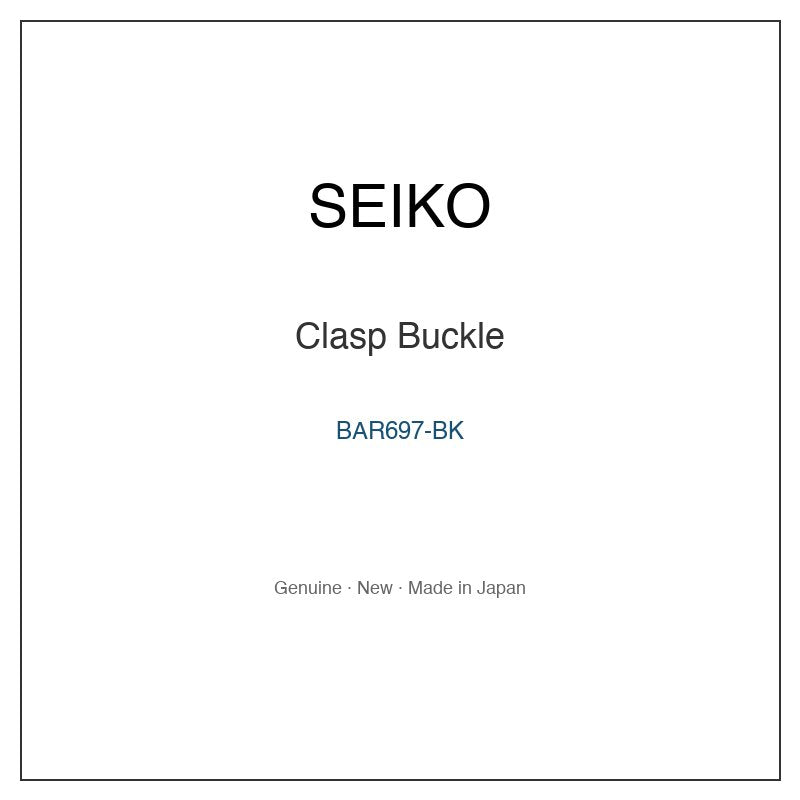 SEIKO BAR697-BK Watch Parts