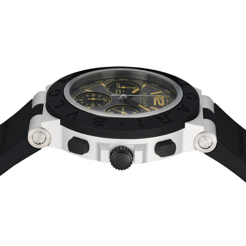 BVLGARI BBALU40GRANTURI Aluminium Watch 2-Year Warranty Grey Stylish Design Lightweight Comfort