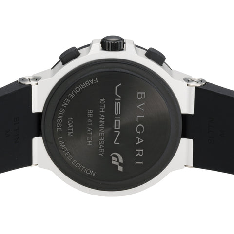BVLGARI BBALU40GRANTURI Aluminium Watch 2-Year Warranty Grey Stylish Design Lightweight Comfort