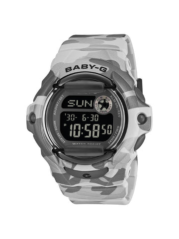 CASIO BG169CMB8JF Baby-G Camouflage Gray Shock Resistant Water Resistant Stylish Design