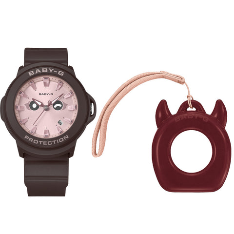 CASIO BGA-20K-4AJR Stylish Burgundy Baby-G Watch Water Resistant Shock Resistant Durable Design
