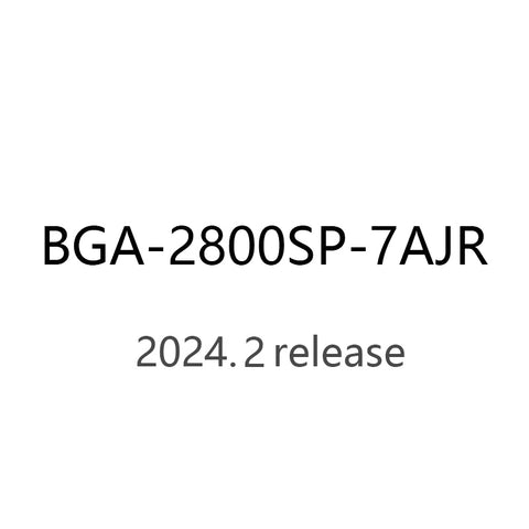 CASIO babyg BGA-2800SP-7AJR BGA-2800SP-7A solar powered Resin band 10 ATM watch 2024 02release