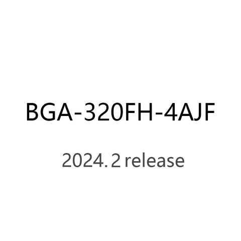 CASIO babyg BGA-320FH-4AJF BGA-320FH-4A quartz Resin band 10 ATM watch 2024 02release