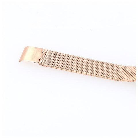 Sun Flame BL1212-G Elegant Mesh Strap Watch Stylish Gold Finish Water Resistant Durable Design