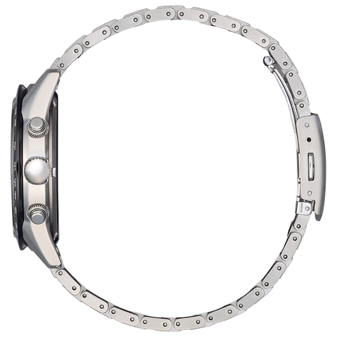 HC-14 heartfelt Peacock 未使用 Axiom Black Dial Stainless Steel Bracelet BM7582-56E | CITIZEN