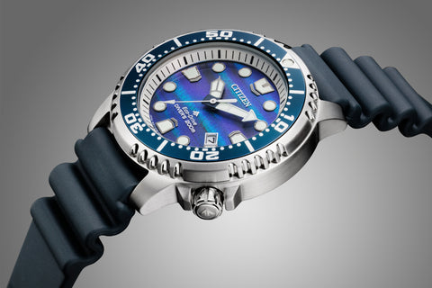 CITIZEN BN0167-09W Limited Edition 200m Water Resistant Eco-Drive Solar Diver Watch Marine Series