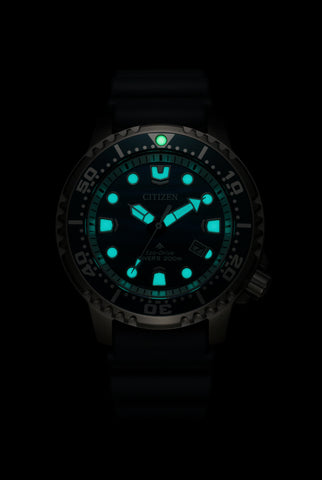 CITIZEN BN0167-09W Limited Edition 200m Water Resistant Eco-Drive Solar Diver Watch Marine Series