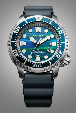 CITIZEN BN0167-09W Limited Edition 200m Water Resistant Eco-Drive Solar Diver Watch Marine Series