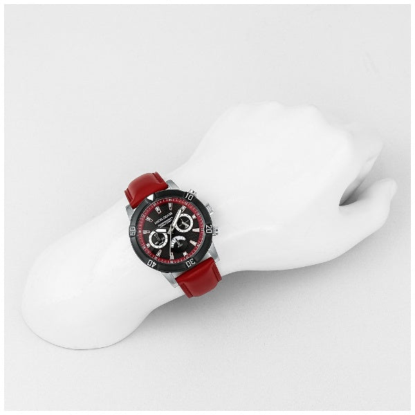 ANGEL CLOVER BR43BBK-RE Watch - Stylish Black-Red Design Water Resistant Elegant Timepiece 1-Year Warranty (Image 4)