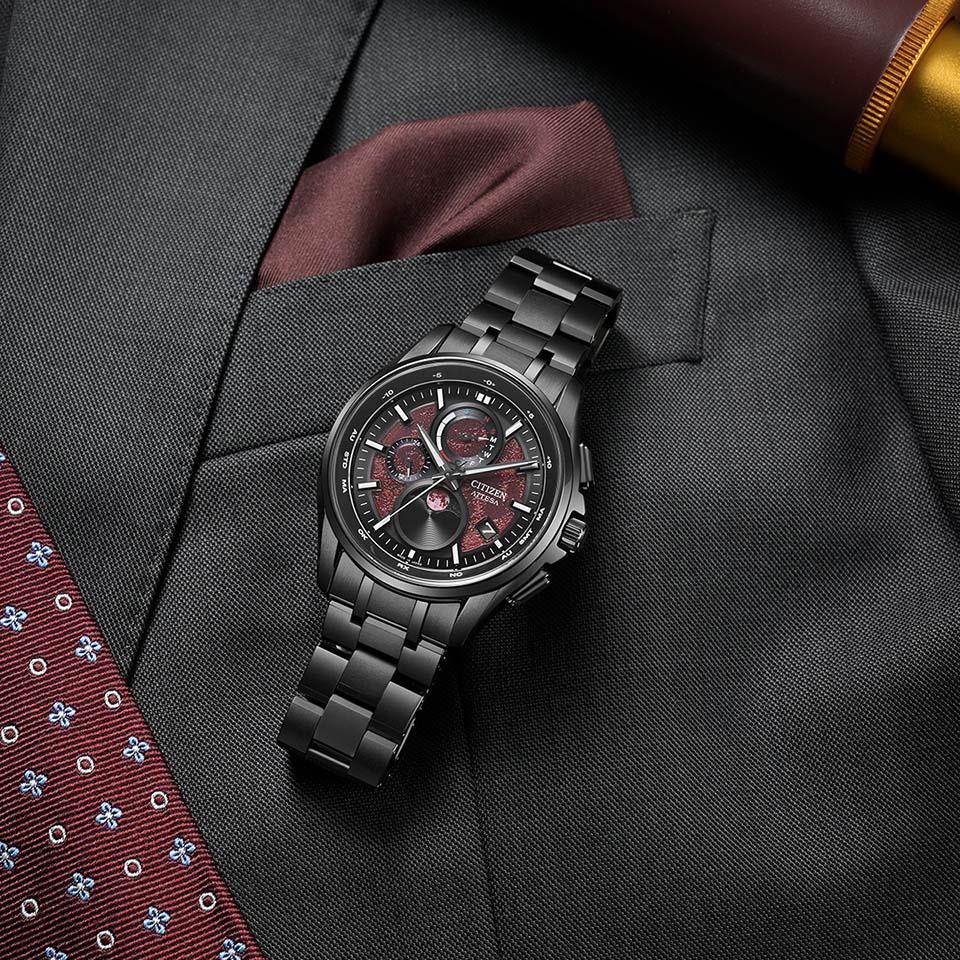 IPPO JAPAN WATCH BY1005-73Z Citizen Quartz Shades of Red | IPPO Japan