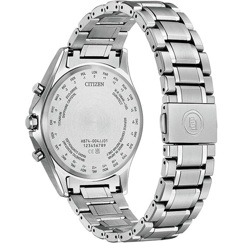 Citizen Men's EXCEED Solar Eco-Drive Radio Controlled Watch with Direct Flight and Moon Phase BY1020-61L