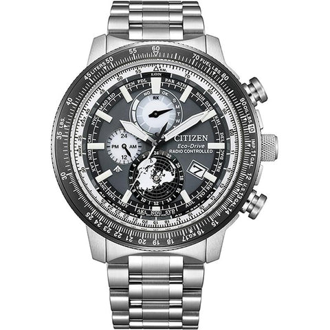 Citizen Men's Watch Promaster Sky Series Solar Powered Eco-Drive Radio-Controlled Direct Flight Geo-Trekker BY3006-53H